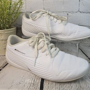 PUMA MOTORSPORTS BMW DRIFT CAT 7S ULTRA SNEAKERS WHITE WOMENS SIZE 8